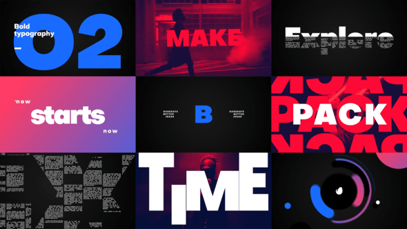 Big Titles Typography for Premiere Pro - Videohive Download 26410598