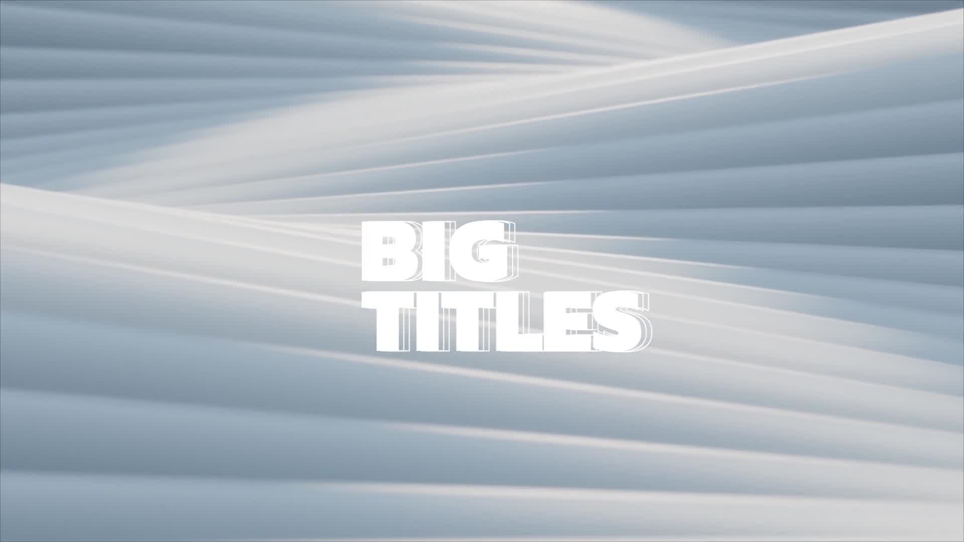 Big Titles V.1 | After Effects Videohive 36891022 After Effects Image 2