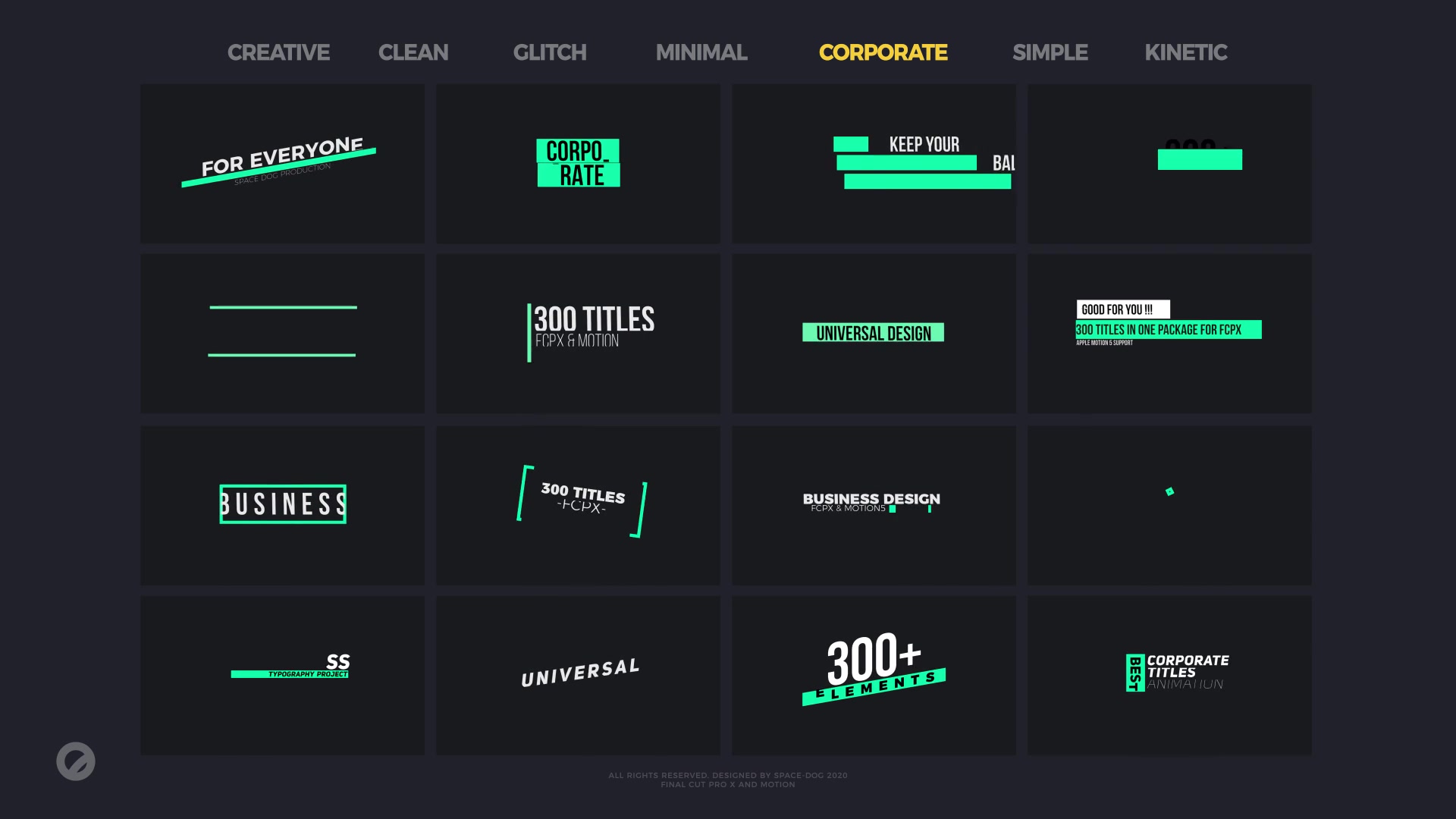 Big Type | 300 titles for FCPX Videohive 27096182 Apple Motion Image 7