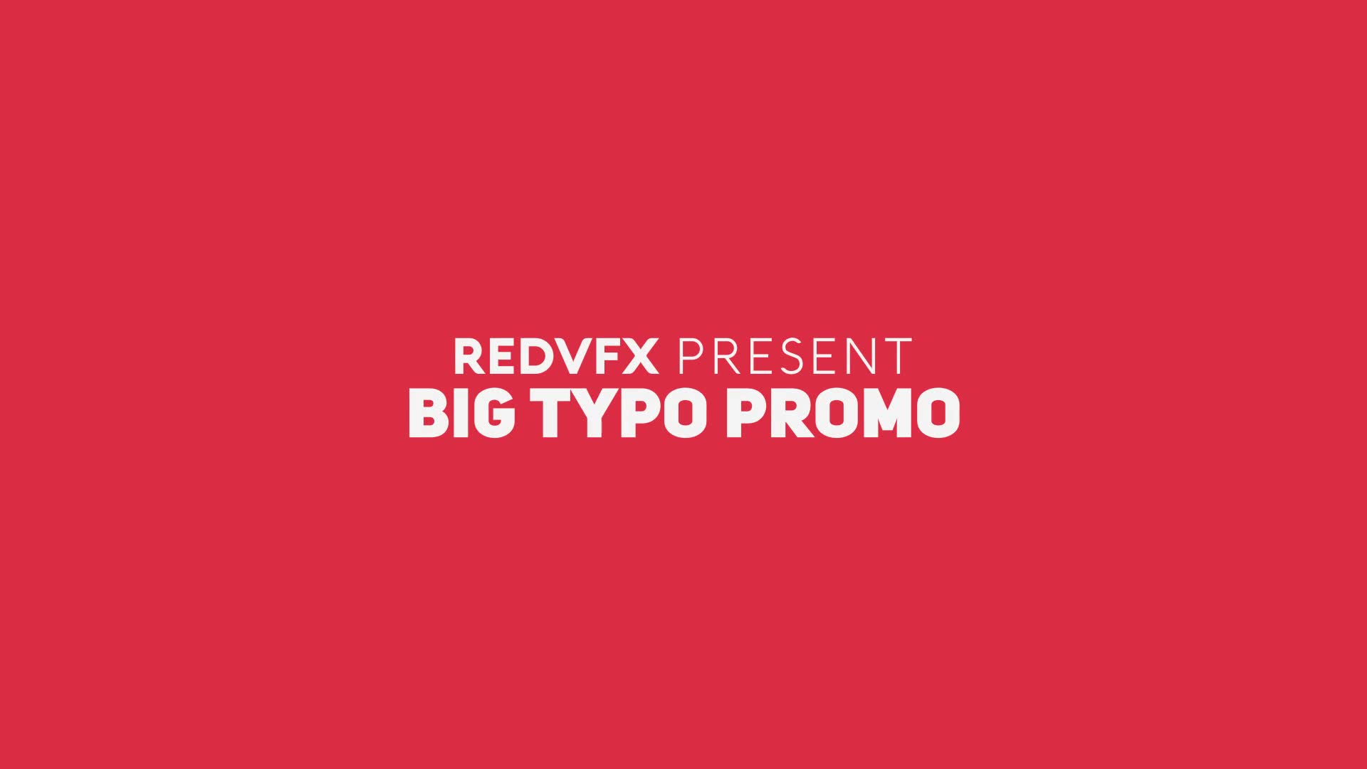 Big Typo Promo Videohive 26505259 After Effects Image 1