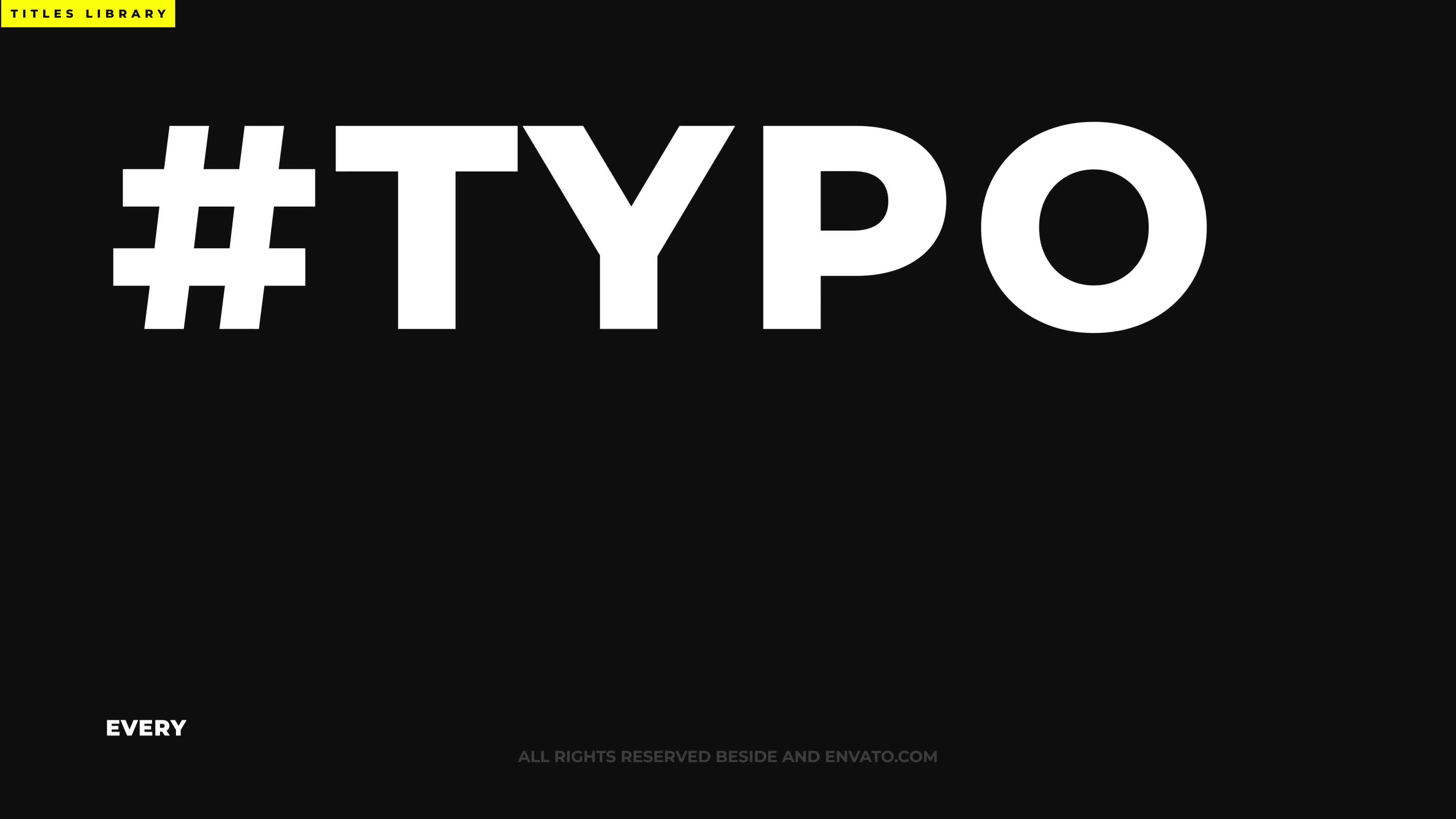 Big Typography | After Effects Videohive 35712862 After Effects Image 8