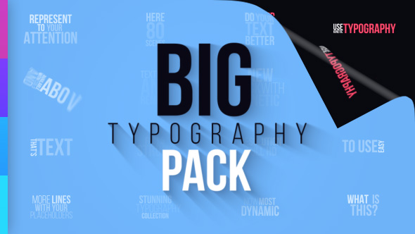 Big Typography Pack - Download Videohive 21348986