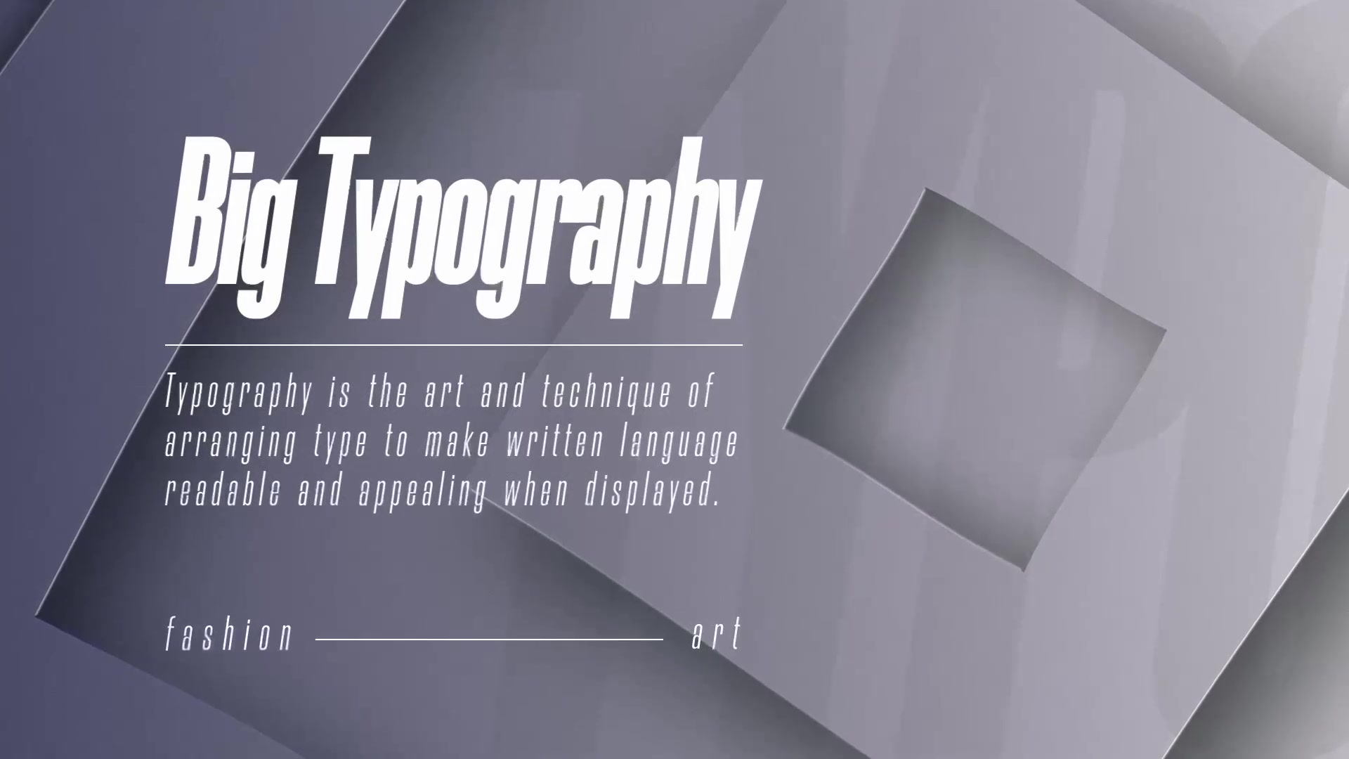 Big Typography Videohive 34044241 After Effects Image 4