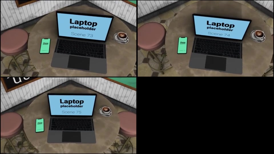 Download Biggest laptop and smartphone mockups pack (Coffee corner version) Videohive 30921851 Download ...