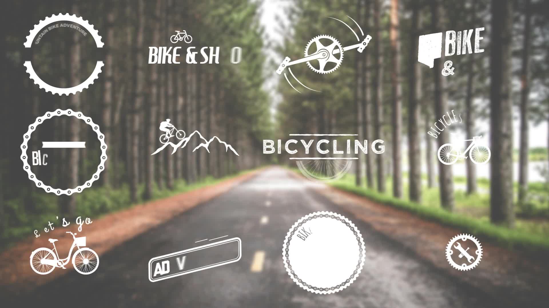 Bike And Bicycle Badges Videohive 12958987 After Effects Image 1