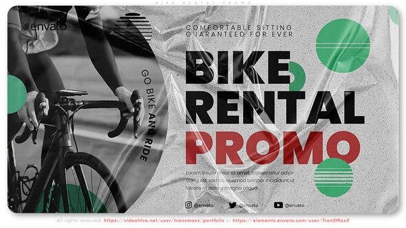Bike Rental Promo - Videohive 38989856 Download