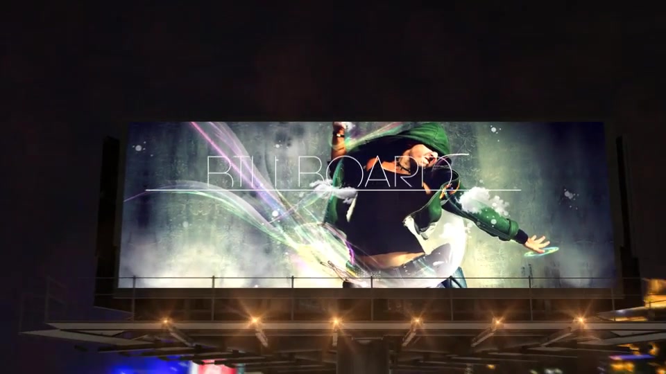 Billboard In Night City - Download Videohive 12441451