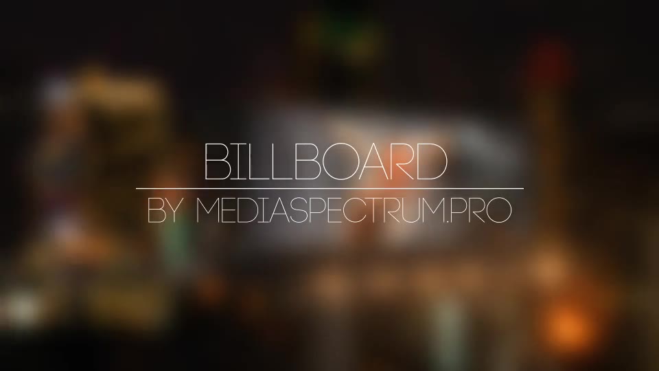 Billboard In Night City - Download Videohive 12441451