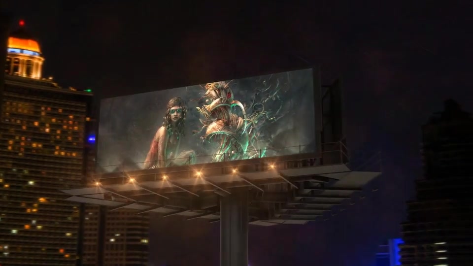 Billboard In Night City - Download Videohive 12441451