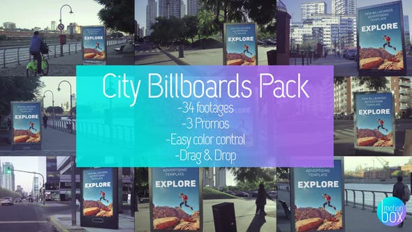 Billboards City Mockup Pack - Videohive 23726584 Download