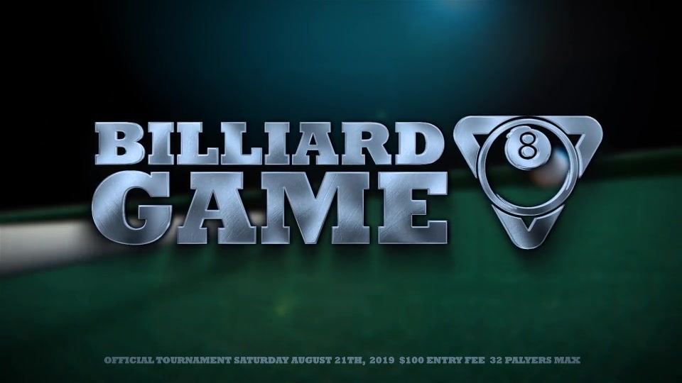 Billiard Opener Videohive 24488904 After Effects Image 10