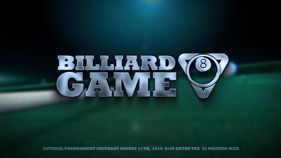 Billiard Opener Videohive 24488904 After Effects Image 9