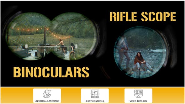 Binoculars & Rifle Scope - Download 37536974 Videohive