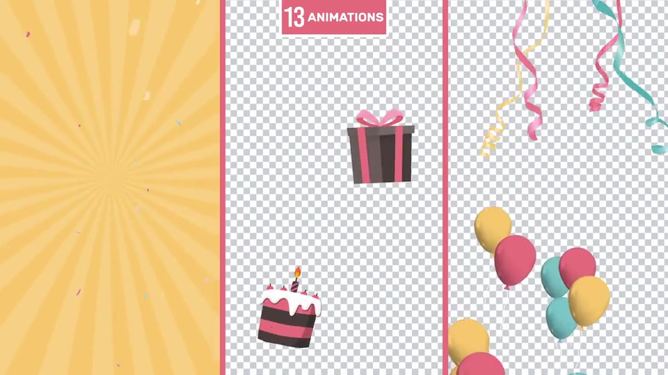 Birthday and Party Kit Videohive 32948415 After Effects Image 9