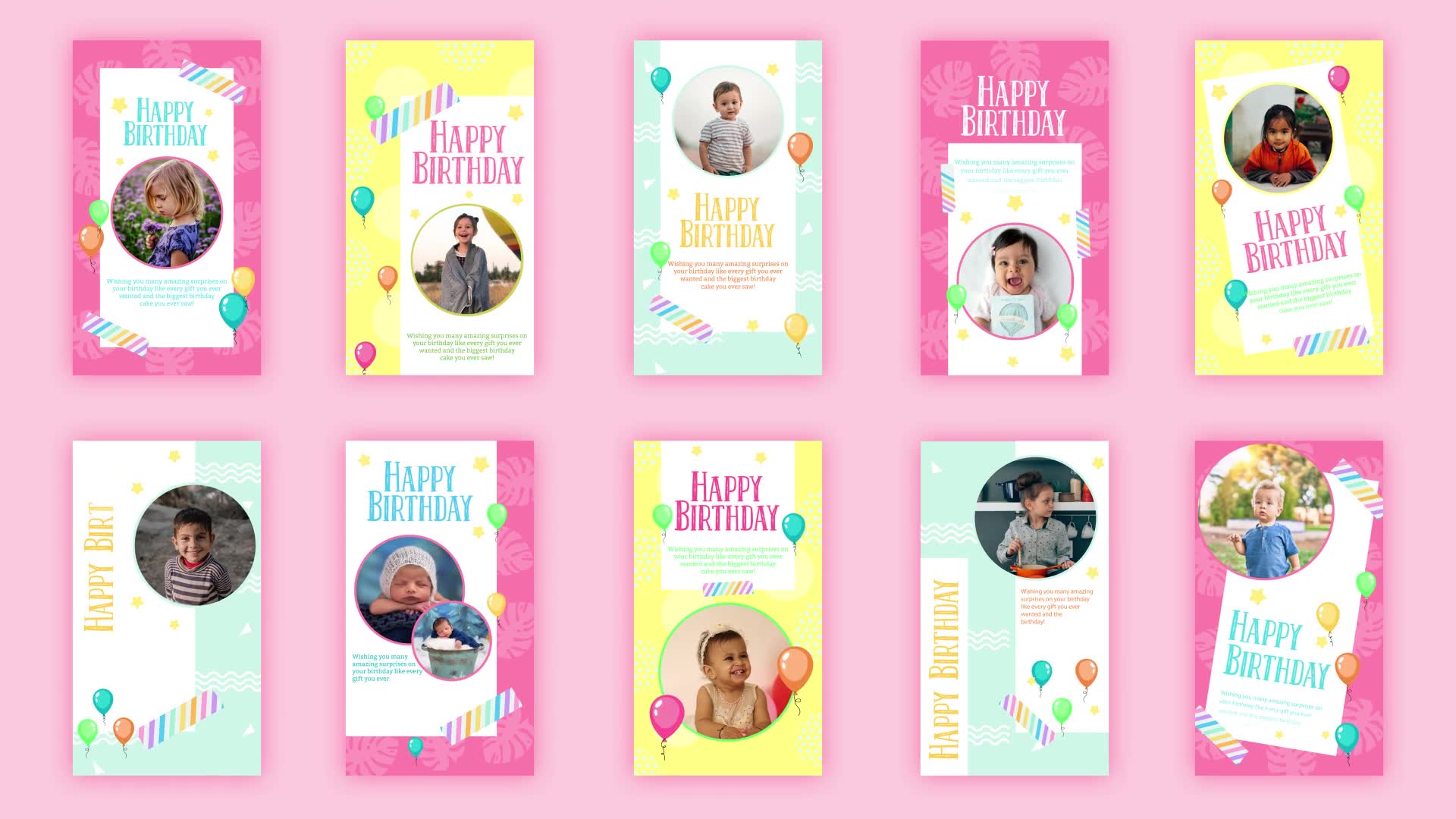 Birthday Instagram Stories Videohive 36886714 After Effects Image 2