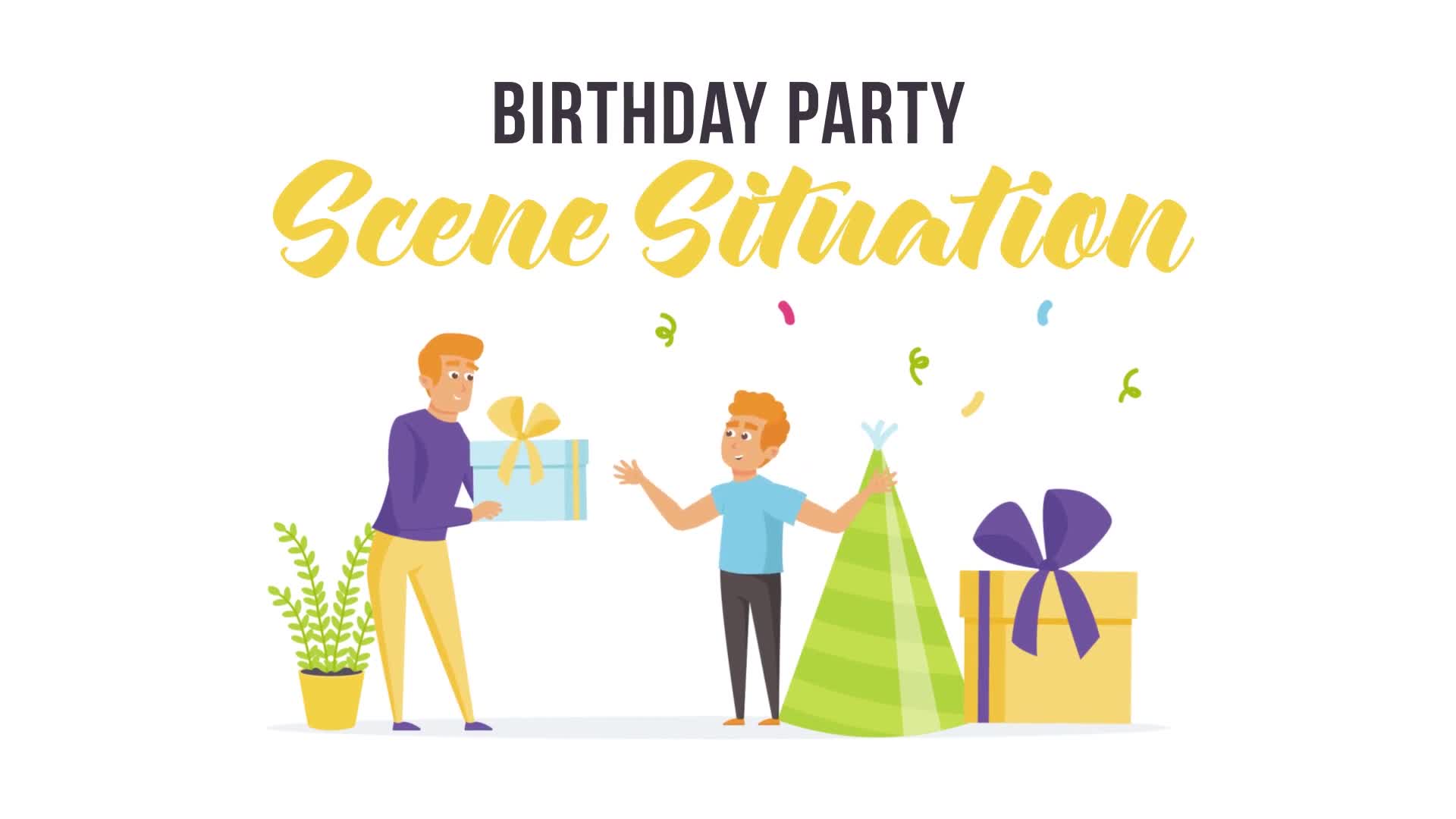 Birthday party Scene Situation Videohive 28255801 After Effects Image 1