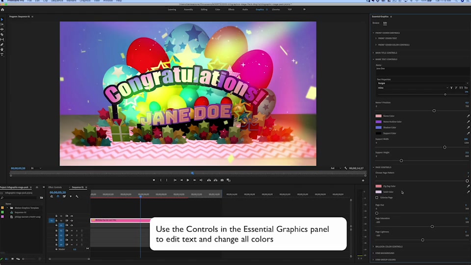 Birthday Pop Up Card Title Mogrt Videohive 27616587 Premiere Pro Image 8