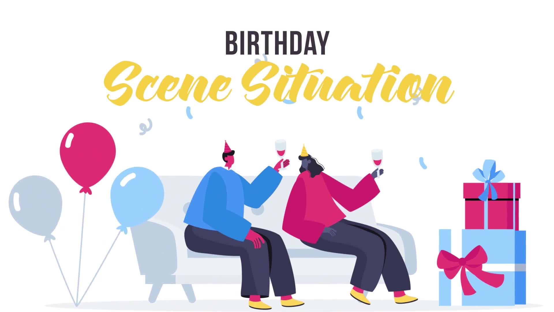 Birthday Scene Situation Videohive 27642150 After Effects Image 1