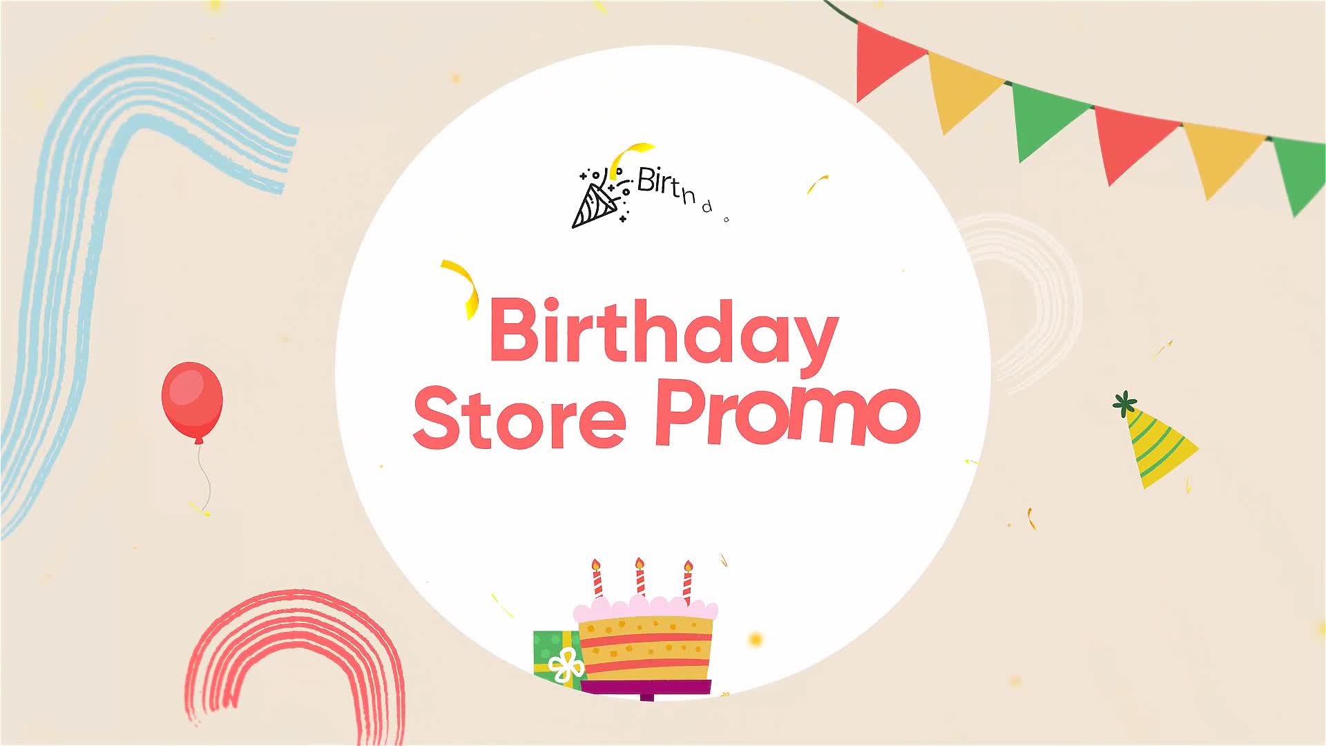 Birthday Store Promo Videohive 33650582 After Effects Image 1