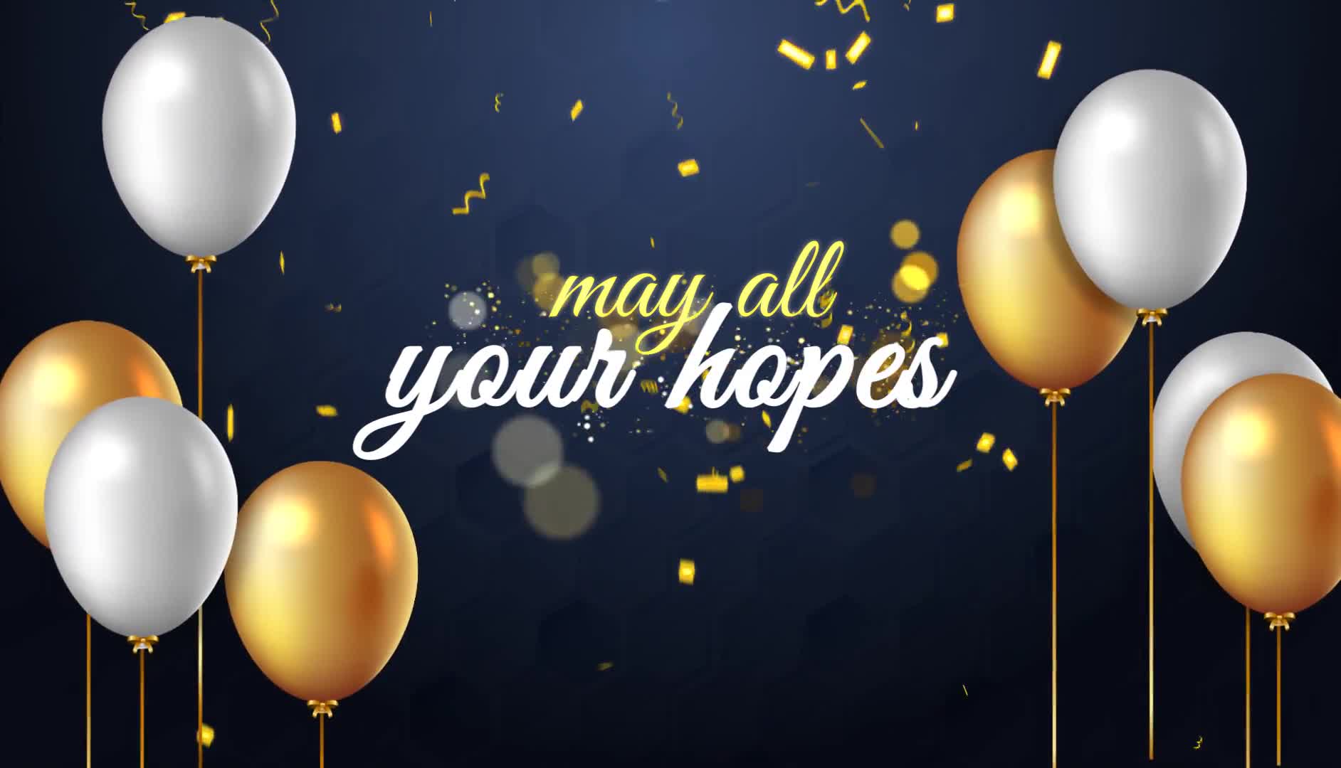 Birthday Wishes Intro Videohive 29803593 After Effects Image 1