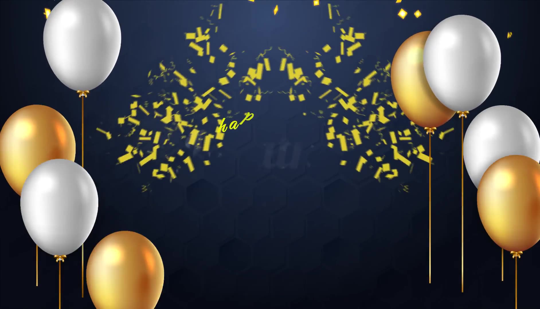 Birthday Wishes Intro Videohive 29803593 After Effects Image 9