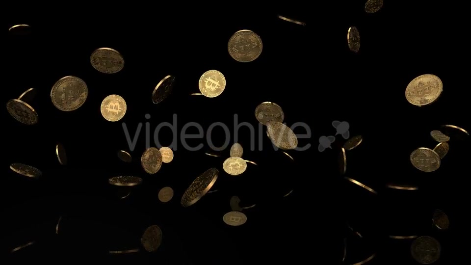 Bitcoin Background Black - Download Videohive 20699176