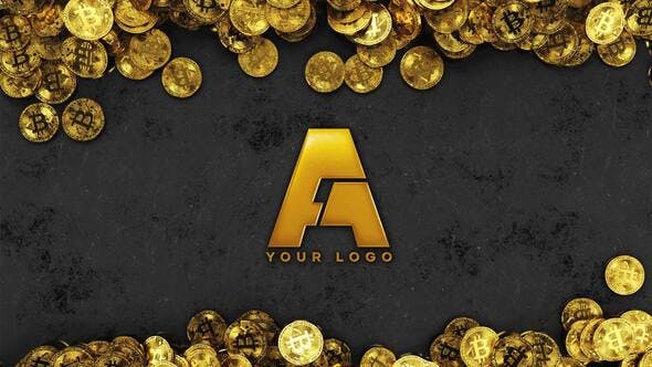 Bitcoin logo reveal - Download Videohive 26933307