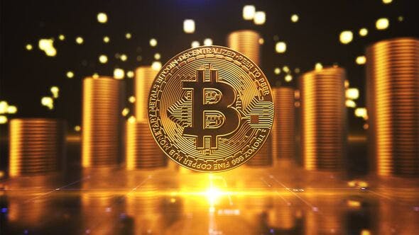 Bitcoin logo reveal - Videohive 35848932 Download