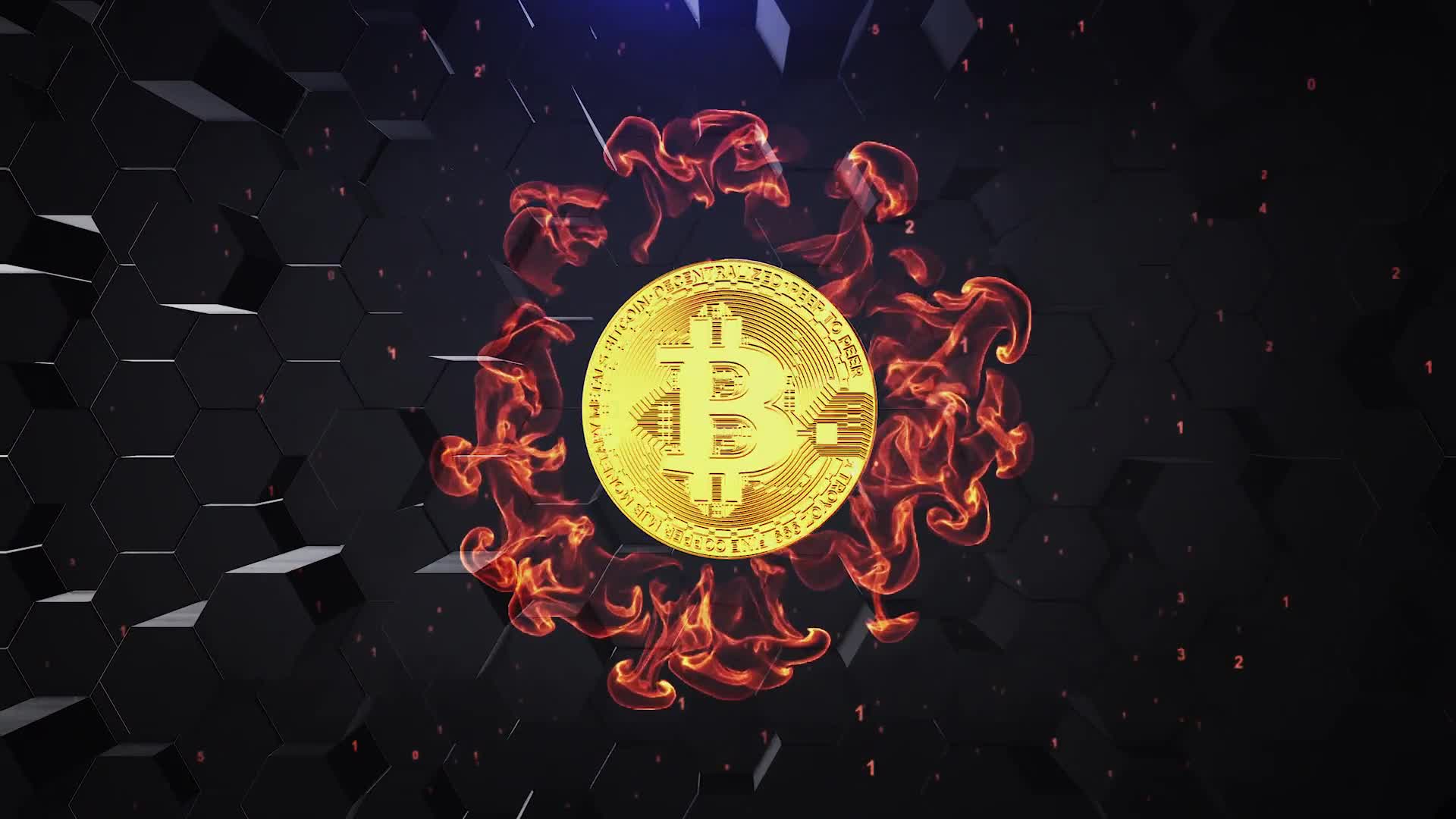 Bitcoin logo reveal Videohive 29668725 After Effects Image 1