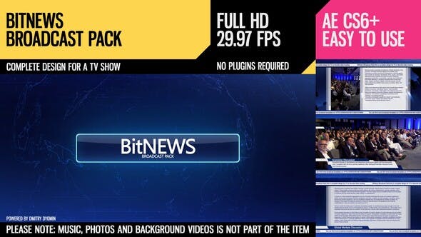 BitNews (Broadcast Pack) - Download Videohive 14355327