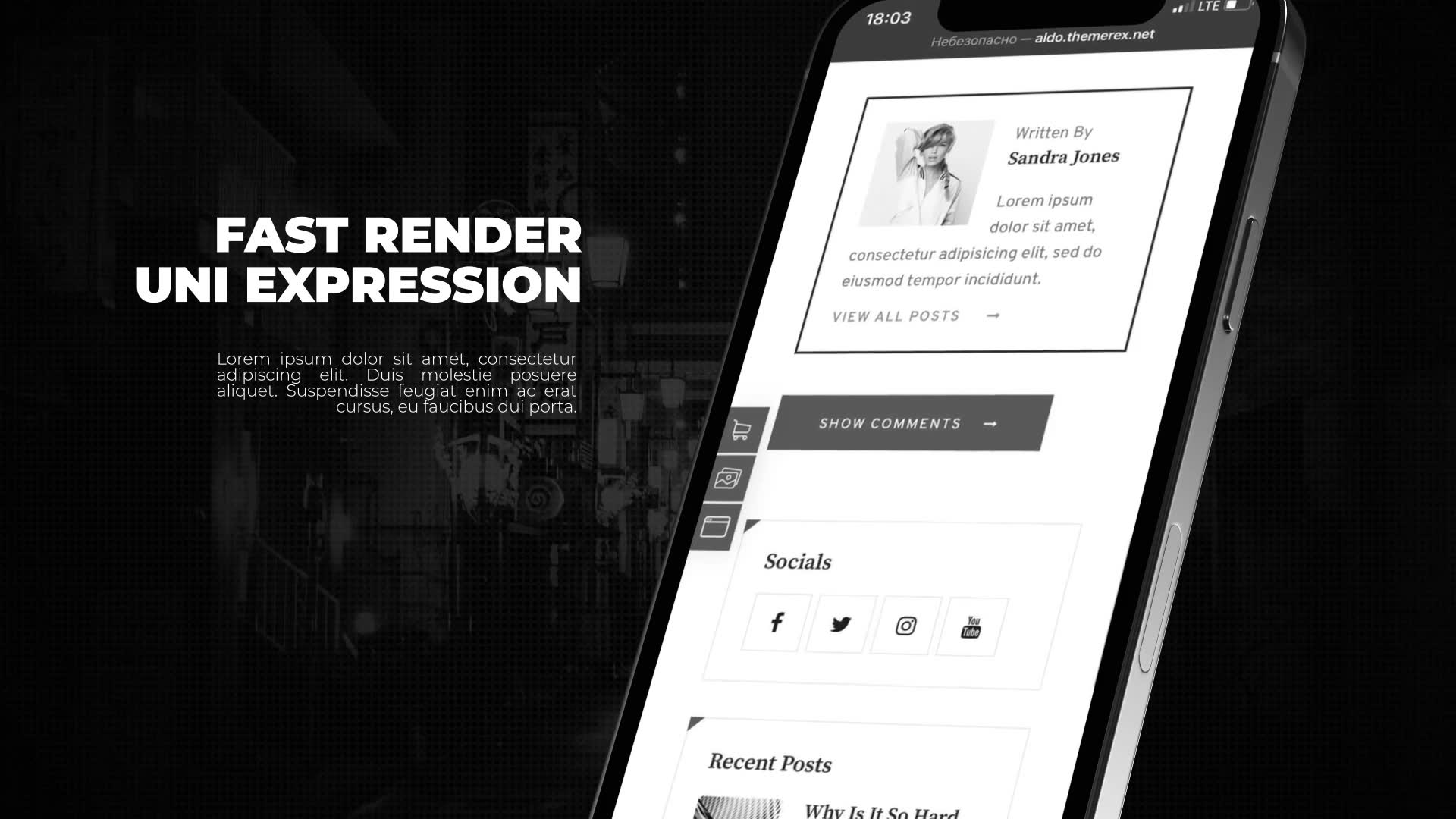 Black And White App Promo Videohive 33738322 After Effects Image 3