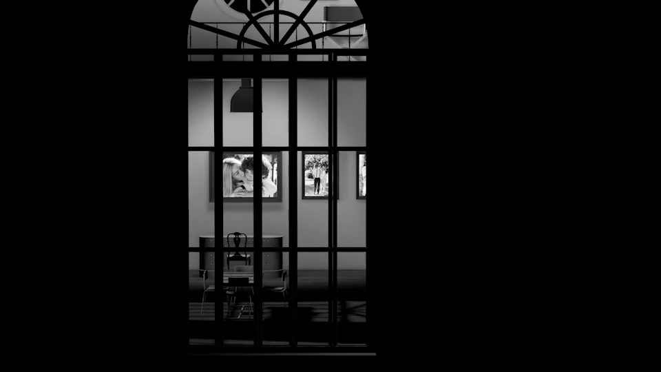 Black and White Photo Gallery in an Industrial style Loft at Night Videohive 29724011 After Effects Image 13