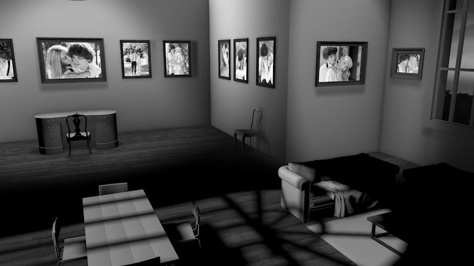 Black and White Photo Gallery in an Industrial style Loft at Night Videohive 29724011 After Effects Image 6