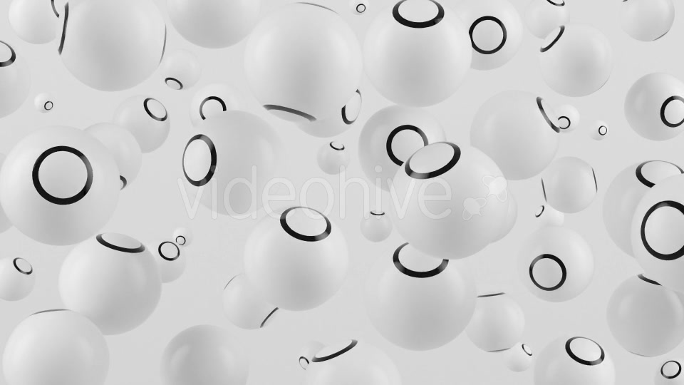 Black And White Spheres Background - Download Videohive 11585807