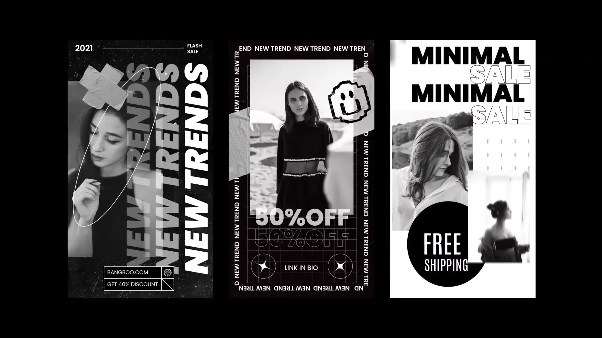 Black and White Stories Minimal Videohive 30427285 After Effects Image 5