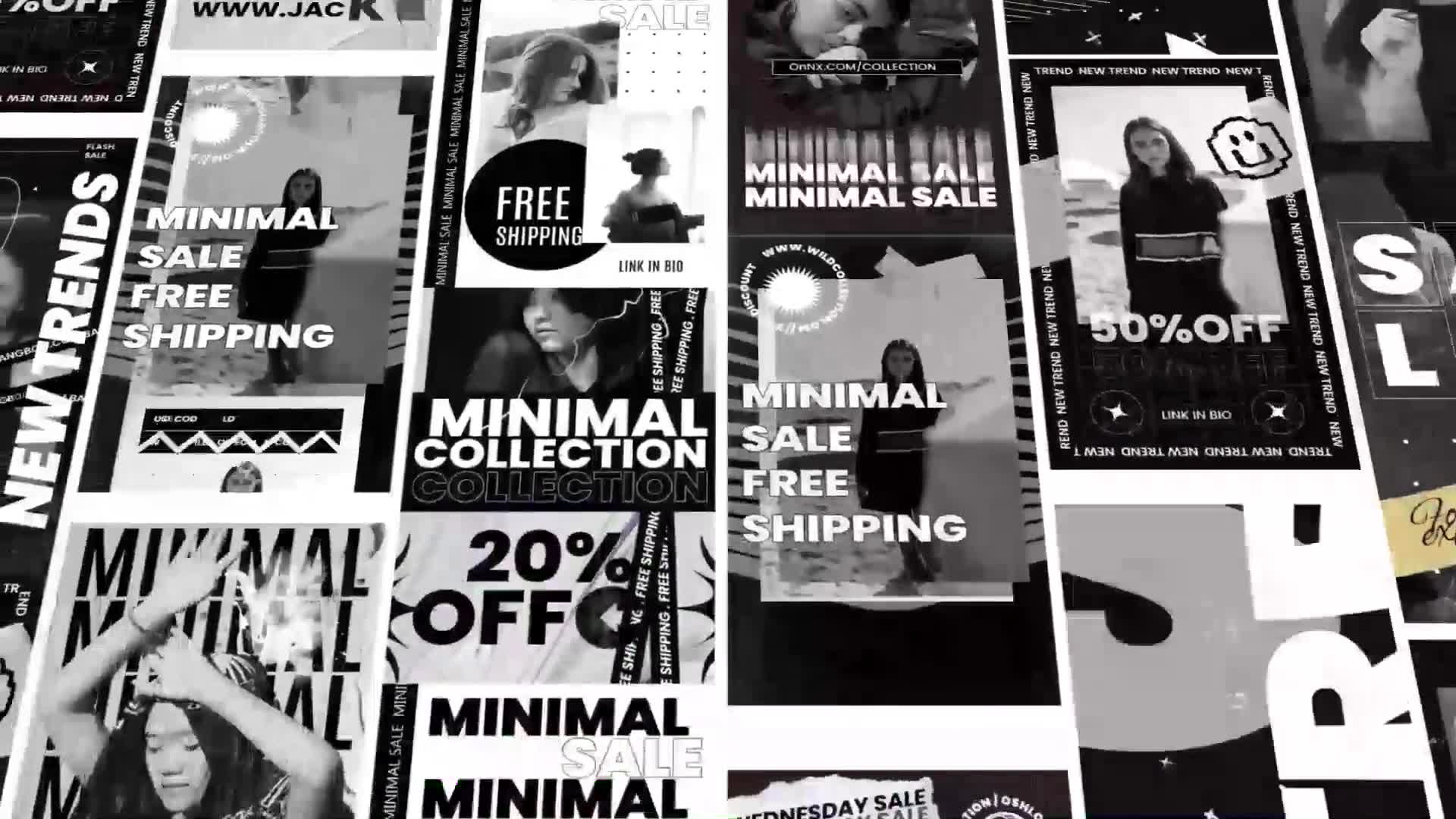 Black and White Stories Minimal Videohive 30427285 After Effects Image 8