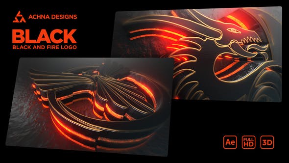 Black Epic And Fire Logo - 43743765 Download Videohive