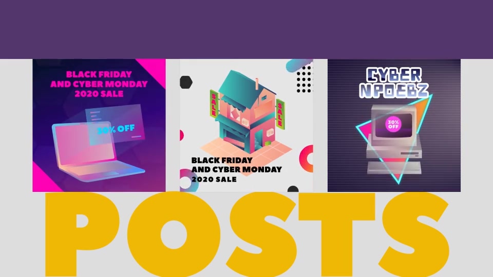 Black Friday and Cyber Monday Stories Pack Videohive 29273252 After Effects Image 8