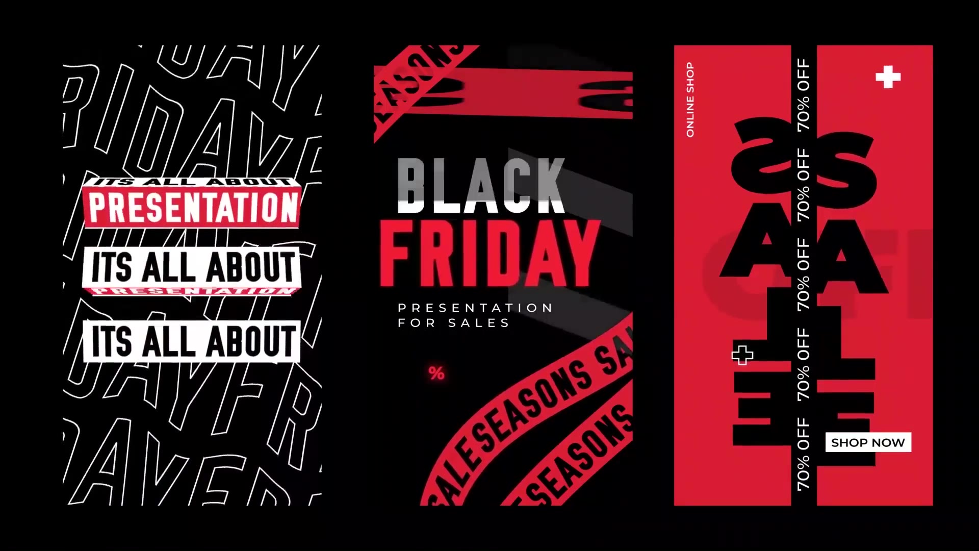 Black Friday glitch stories Videohive 31885281 After Effects Image 3
