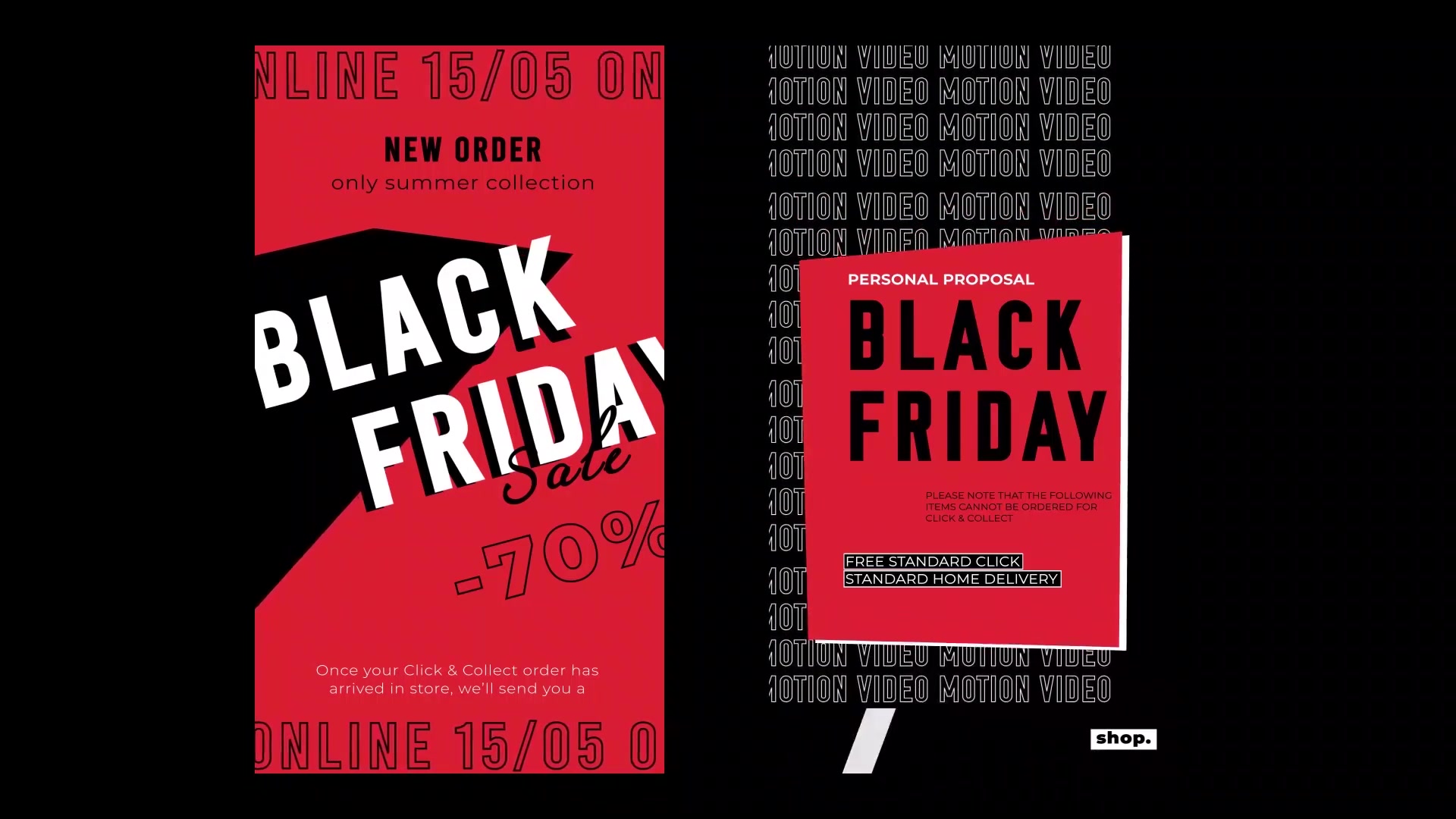 Black Friday glitch stories Videohive 31885281 After Effects Image 7