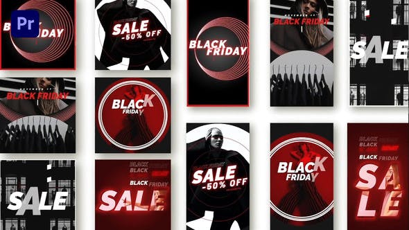 Black Friday Instagram Promo Mogrt 140 - 34087931 Download Videohive