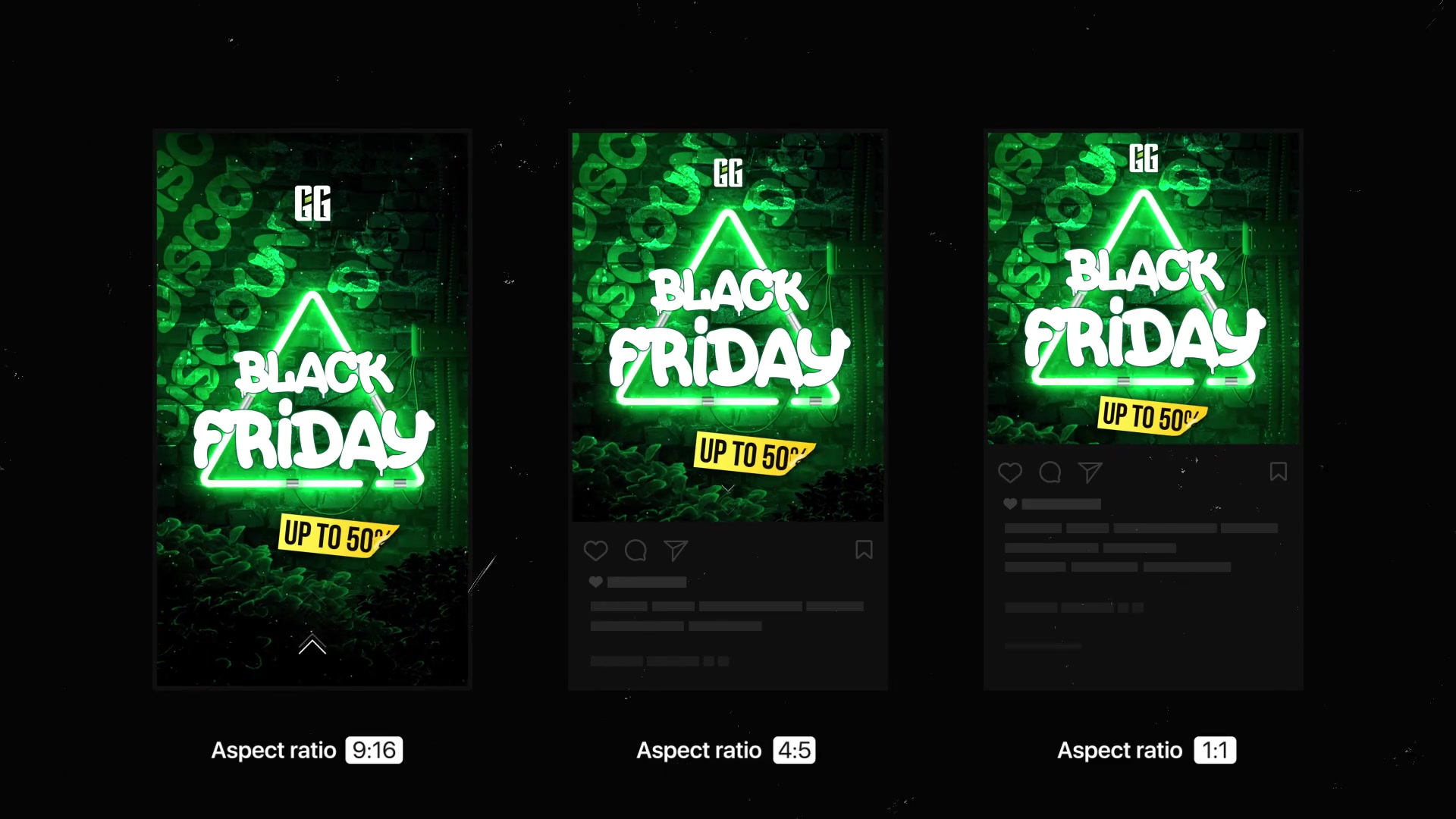 Black Friday | Neon Stories & Posts Videohive 34426932 After Effects Image 5