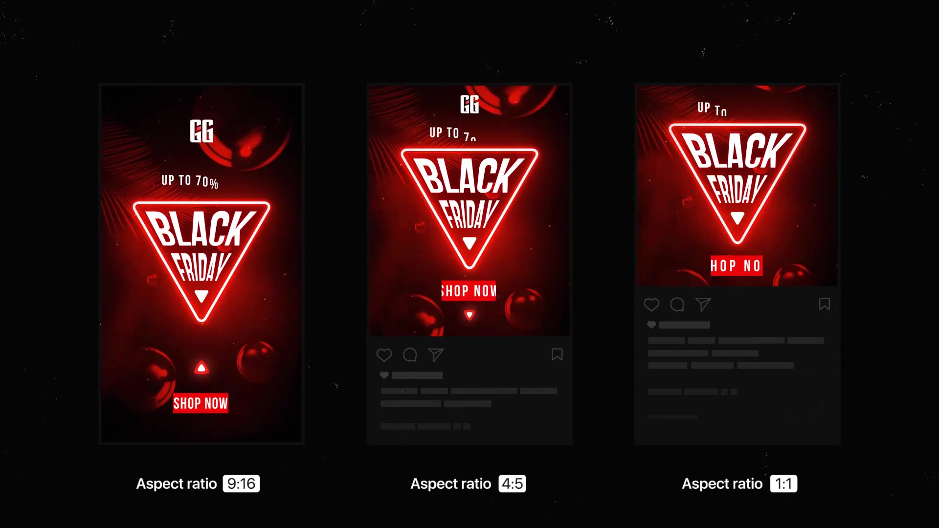 Black Friday | Neon Stories & Posts Videohive 34426932 After Effects Image 6