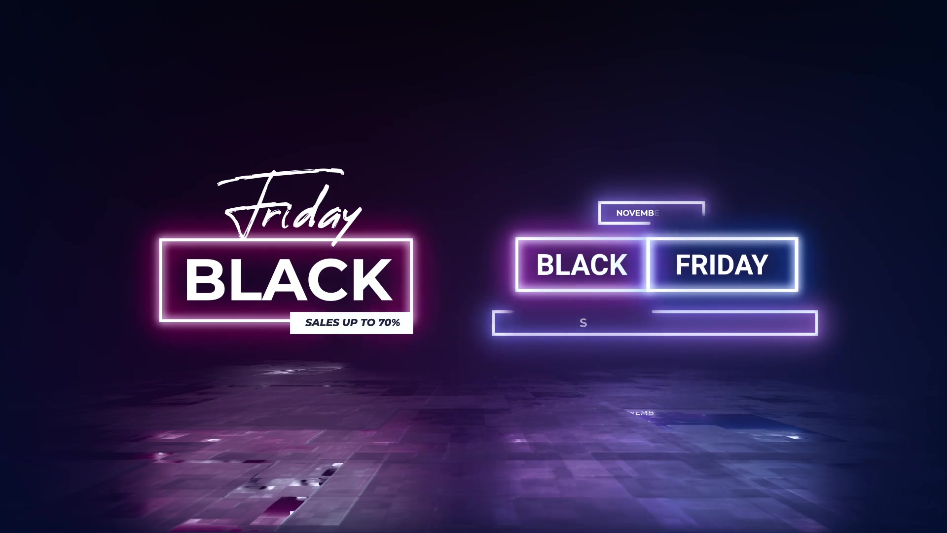 Black Friday Neon Titles Videohive 40538914 After Effects Image 10