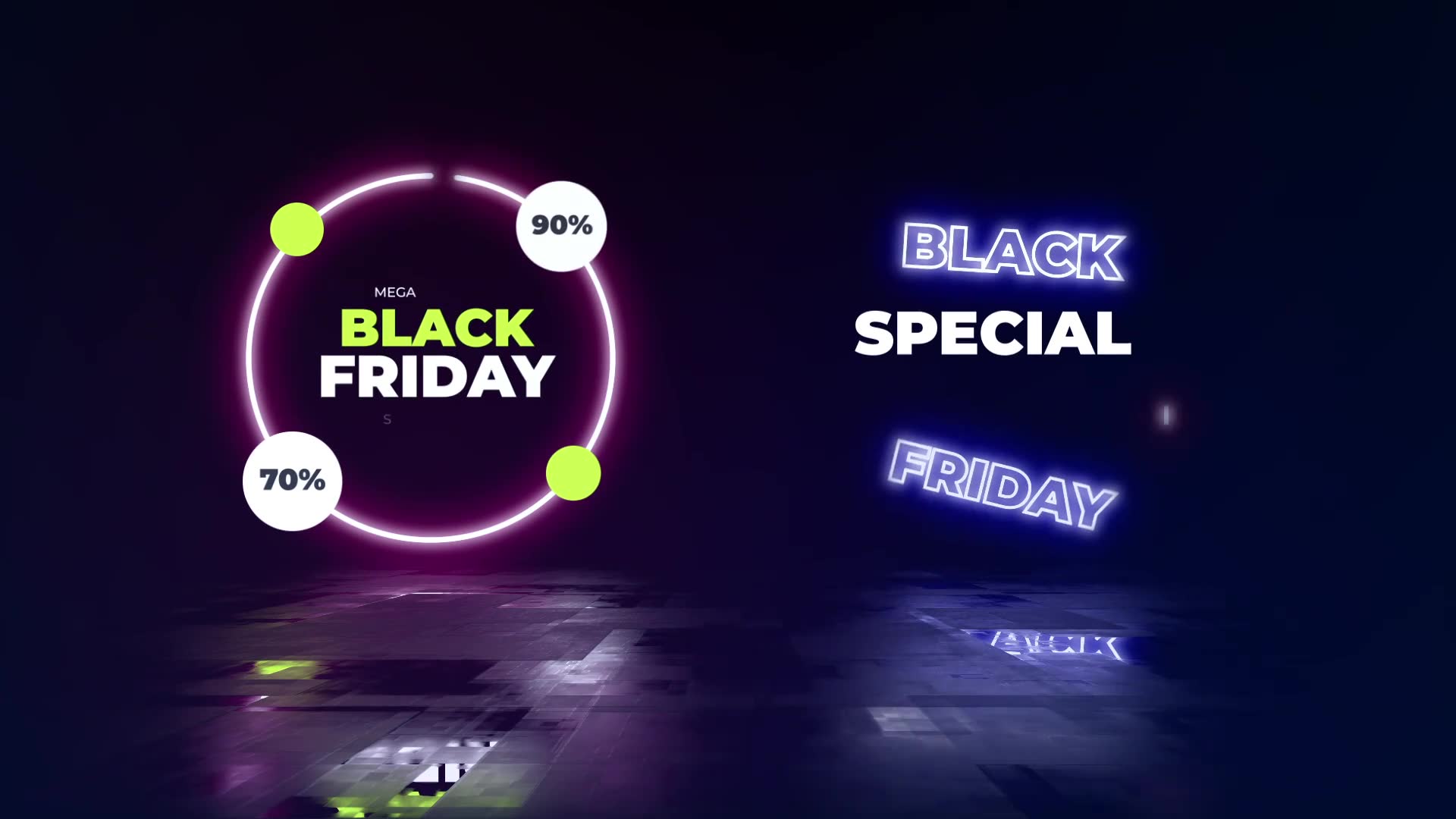 Black Friday Neon Titles Videohive 40538914 After Effects Image 3