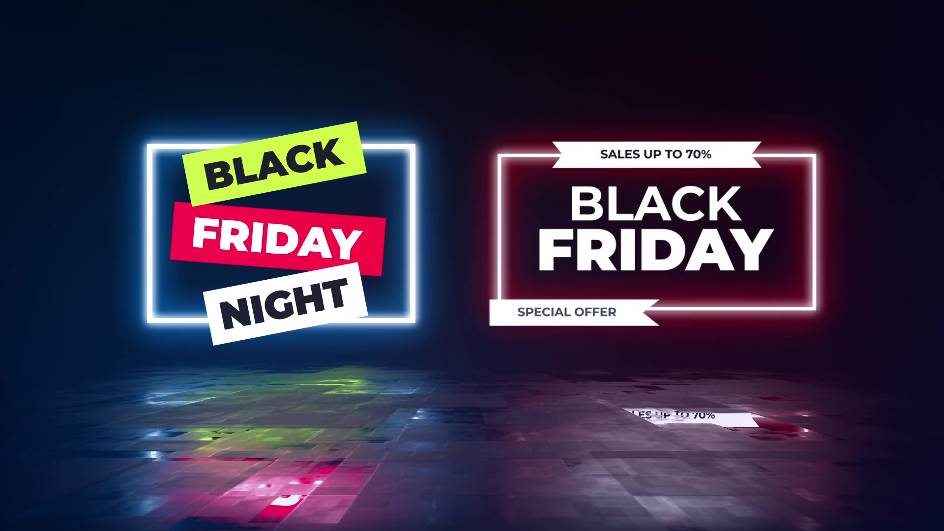 Black Friday Neon Titles Videohive 40538914 After Effects Image 5
