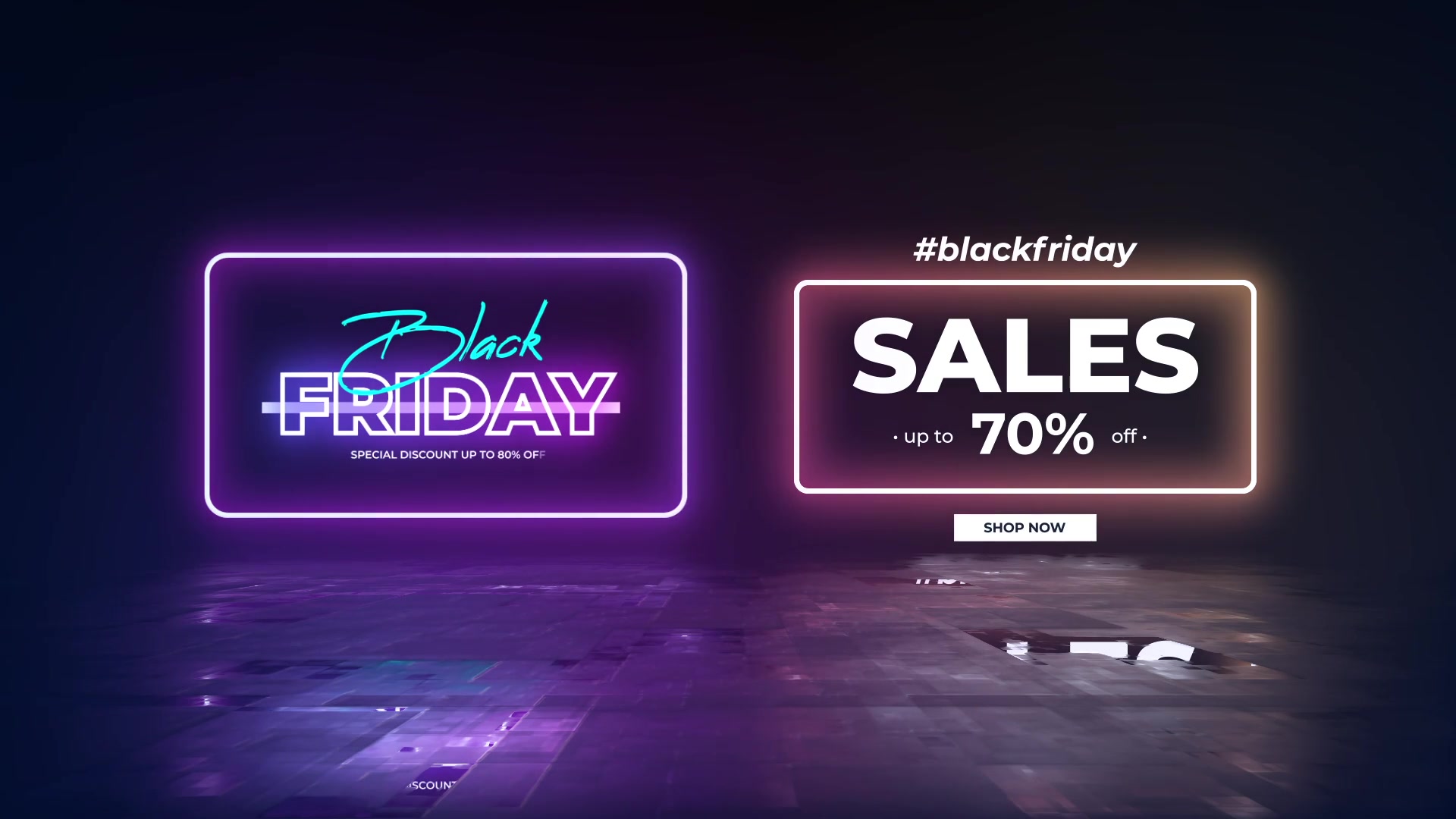 Black Friday Neon Titles Videohive 40538914 After Effects Image 6