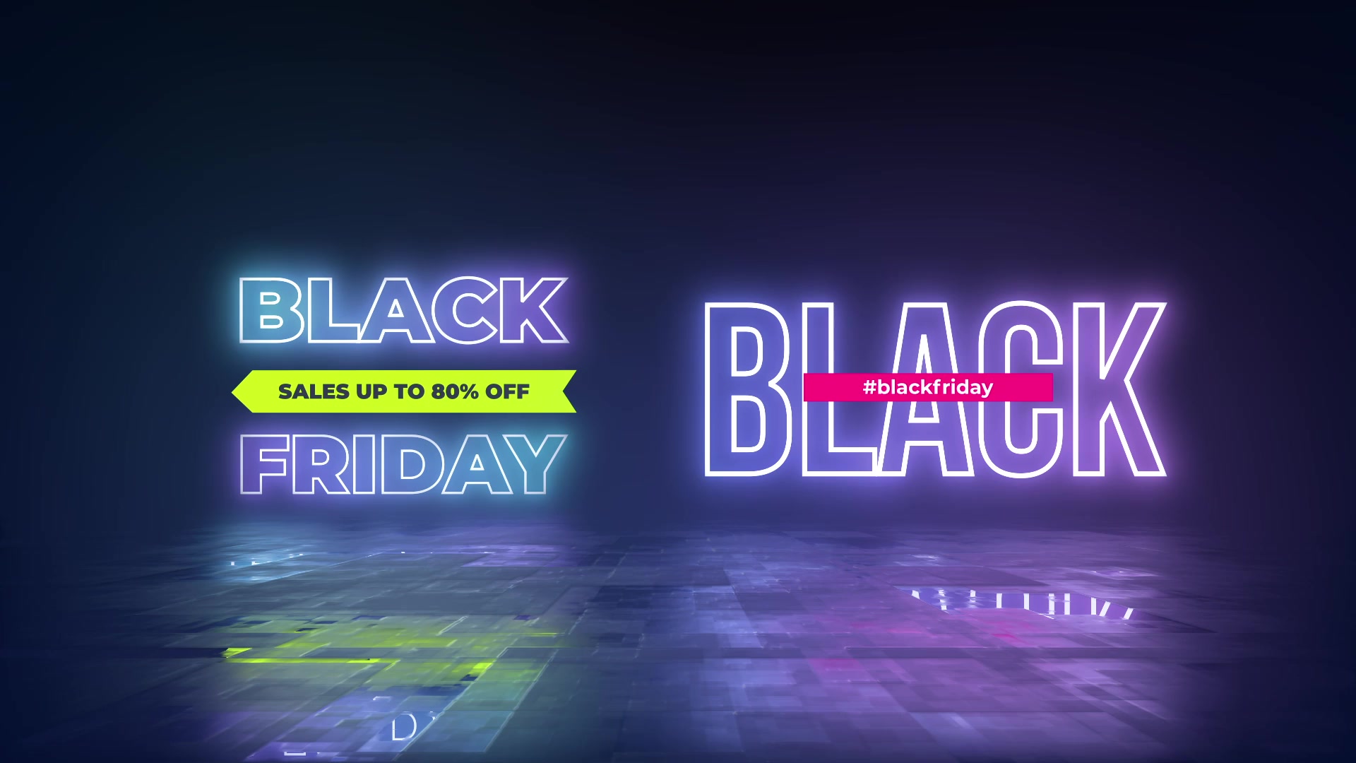 Black Friday Neon Titles Videohive 40538914 After Effects Image 8