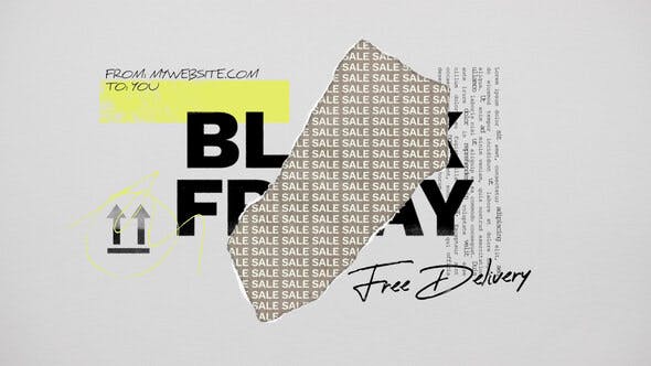 Black Friday Packaging Titles - 34602589 Videohive Download