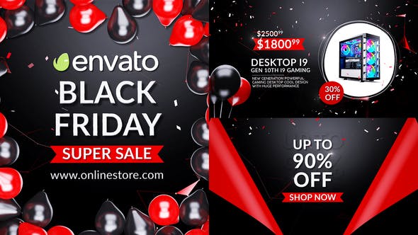 black friday sale promo after effects free download